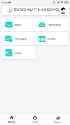 Sacred Heart High School android App screenshot 1